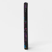 Dark Lila Moody Florals Antike Blume Case-Mate iPhone Hülle (Hinten/Links)