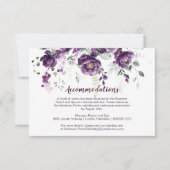 Dark Lila Peonys, die Sie herunterladen können Einladung (Vorderseite)