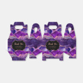 Dark Lila Pink Sequins Agate Birthday Vielen Dank Geschenkschachtel (Ungefaltet)