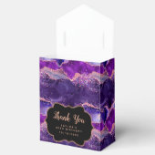 Dark Lila Pink Sequins Agate Birthday Vielen Dank Geschenkschachtel (Geöffnet)