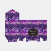 Dark Lila Pink Sequins Agate Birthday Vielen Dank Geschenkschachtel (Ungefaltet)