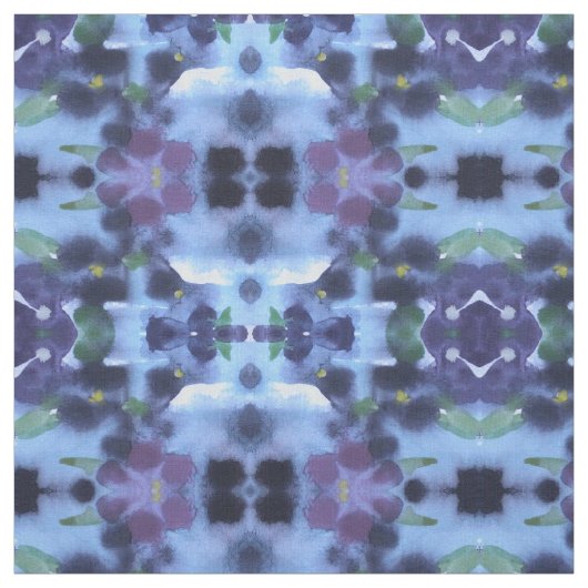 Dark Lila Plum Watercolor Nähstoff Stoff (Muster)