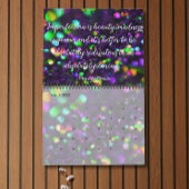 Dark Lila Sparkling Custom Timeframe Kalender