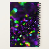 Dark Lila Sparkling Journal Notizblock (Rückseite)