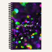 Dark Lila Sparkling Journal Notizblock (Vorderseite)