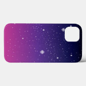 Dark Lila Starry Night Sky Case-Mate iPhone Hülle (Rückseite (Horizontal))