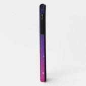 Dark Lila Starry Night Sky Case-Mate iPhone Hülle (Hinten/Links)