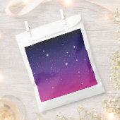 Dark Lila Starry Night Sky Geschenktütchen (Ausgeschnitten)