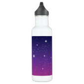 Dark Lila Starry Night Sky Trinkflasche (Rechts)