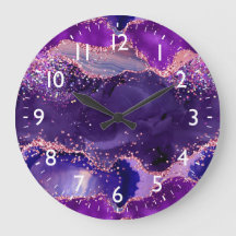 Dark Lila und Pink Glitzer Sequins Agate