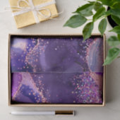 Dark Lila und Pink Glitzer Sequins Agate Seidenpapier (Geschenk)