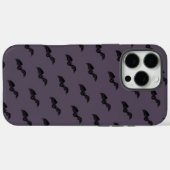 Dark Lila Witchy Gothic Bat Halloween Case-Mate iPhone Hülle (Rückseite (Horizontal))