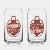 Dark Love Quote with Chains and Heart Dosenglas (Rückseite)