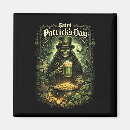 Dark Luck of Saint Patrick Magnet (Vorne)