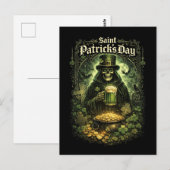 Dark Luck of Saint Patrick Postkarte (Vorne/Hinten)