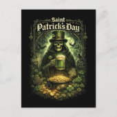 Dark Luck of Saint Patrick Postkarte (Vorderseite)
