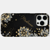 Dark Luxe Floral Case-Mate iPhone Hülle (Rückseite (Horizontal))