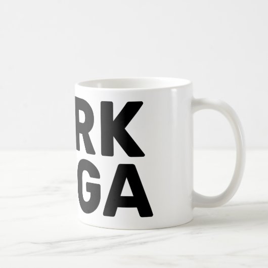 Dark Maga Funny Halloween Trump 2024 Kaffeetasse (Rechts)