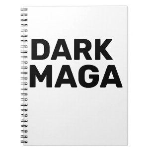 Dark Maga Funny Halloween Trump 2024 Notizblock