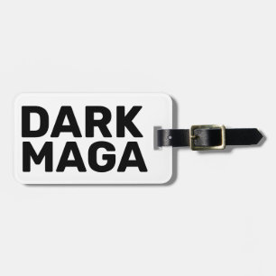 Dark Maga Funny Halloween Trump Elon 2024 Gepäckanhänger