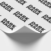 Dark Maga Funny Halloween Trump Elon 2024 Geschenkpapier (Ecke)