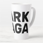 Dark Maga Funny Halloween Trump Elon 2024 Milchtasse (Rechte Ecke)