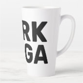 Dark Maga Funny Halloween Trump Elon 2024 Milchtasse (Rechts)