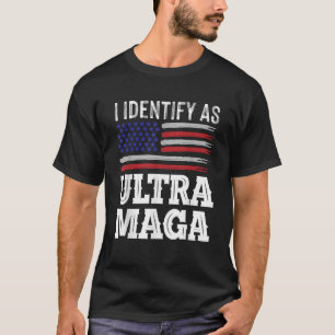 Dark MAGA Ultra MAGA Patriotic Rettete Amerika USA T-Shirt