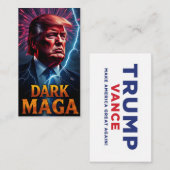 Dark MAGA Visitenkarte (Vorne/Hinten)