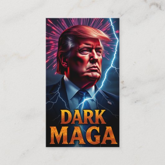 Dark MAGA Visitenkarte (Vorderseite)