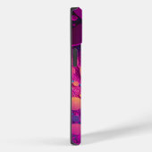 Dark Magenta Aqua Glitzer iPhone Mate Tough Case (Rückseite / Rechts)