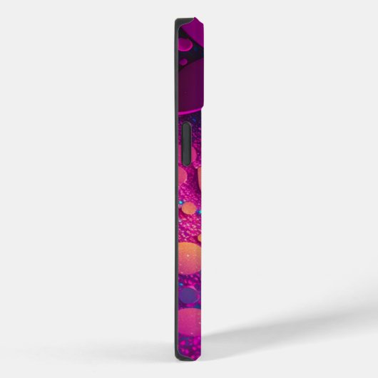 Dark Magenta Aqua Glitzer iPhone Mate Tough Case (Rückseite / Rechts)