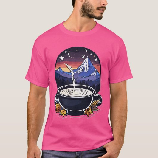 Dark Magic Cauldron Sticker T - Shirt Design (Vorderseite)