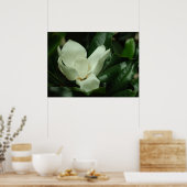 Dark Magnolia Canvas Print Poster (Küche)
