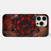 Dark Mandala - Boho Gothic-Geschenk iPhone Hülle (Rückseite (Horizontal))