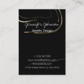 Dark Marbling Juwelenpflege Visitenkarte (Vorderseite)