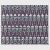 Dark Mark Geometric Icon Pattern Geschenkpapier (Flach)