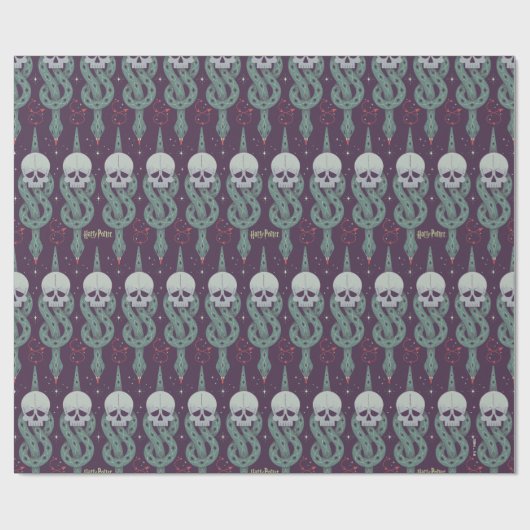 Dark Mark Geometric Icon Pattern Geschenkpapier (Flach)