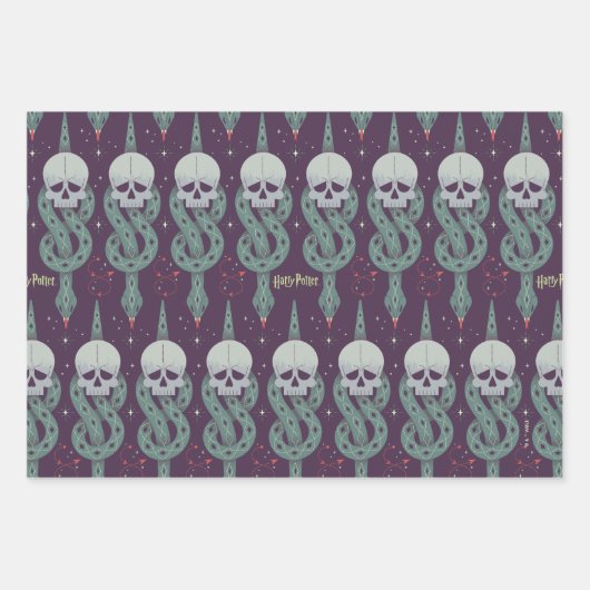 Dark Mark Geometric Icon Pattern Geschenkpapier Set (Vorderseite 3)