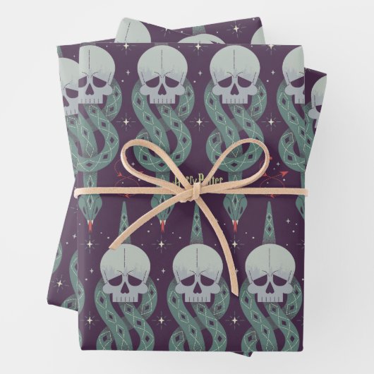 Dark Mark Geometric Icon Pattern Geschenkpapier Set (Beispiel)