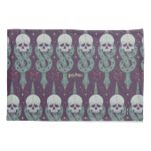 Dark Mark Geometric Icon Pattern Kissenbezug (Rückseite)