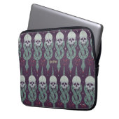 Dark Mark Geometric Icon Pattern Laptopschutzhülle (Vorderseite Links)