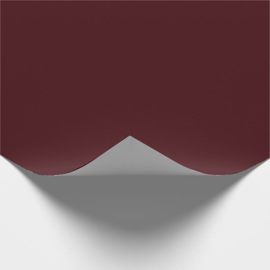 Dark Maroon Farbe Geschenkpapier (Ecke)
