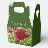 Dark Maroon Velvet-Bauern Geschenkschachtel (Geöffnet)