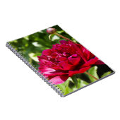 Dark Maroon Velvet-Bauern Notizblock (Rechte Seite)