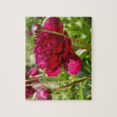 Dark Maroon Velvet-Bauern Puzzle (Vertikal)