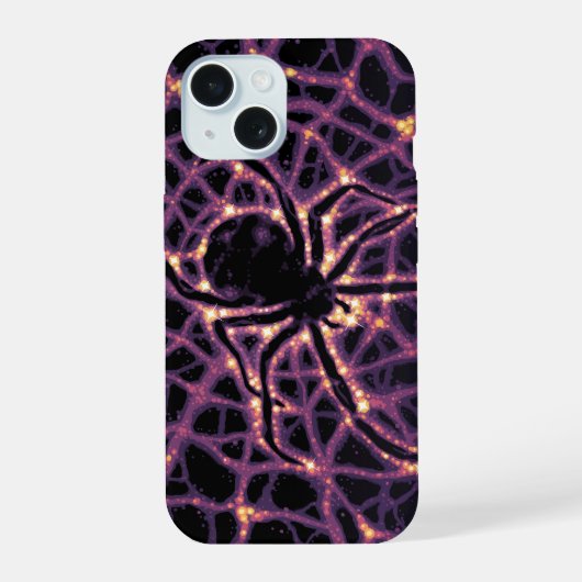 Dark Matter Poster. iPhone 15 Hülle (Rückseite)