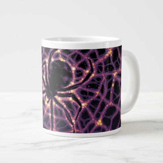 Dark Matter Poster. Jumbo-Tasse (Vorderseite Rechts)