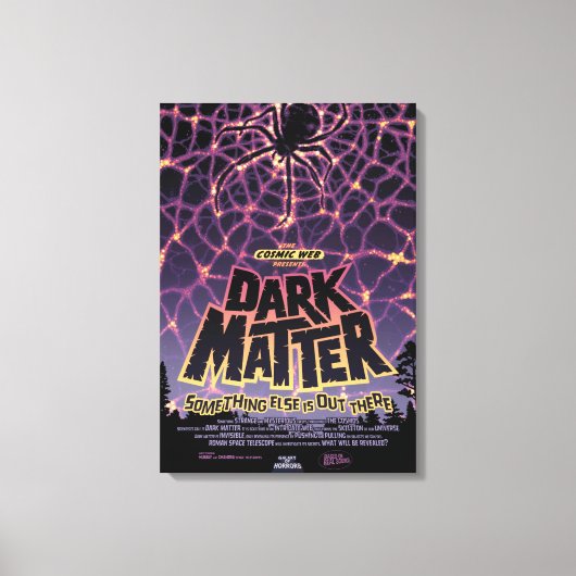 Dark Matter Poster. Leinwanddruck (Vorderseite)