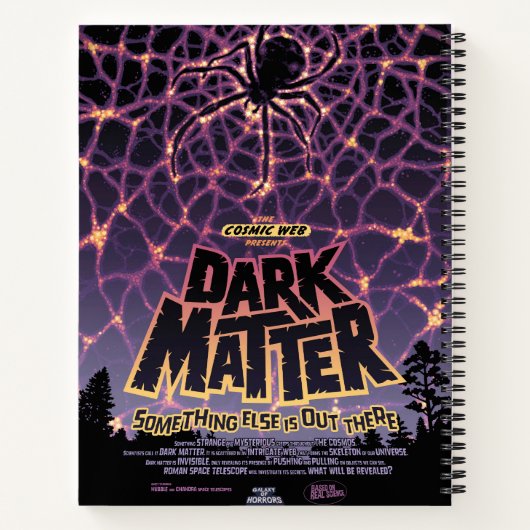 Dark Matter Poster. Notizblock (Rückseite)